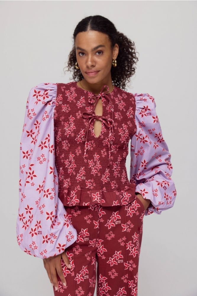 ELIN LS AW25C605 1253 Pink Star - Wine Berry